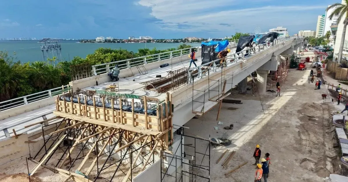Distribuidor Kukulcán en Cancún concluirá a finales de 2026: SICT