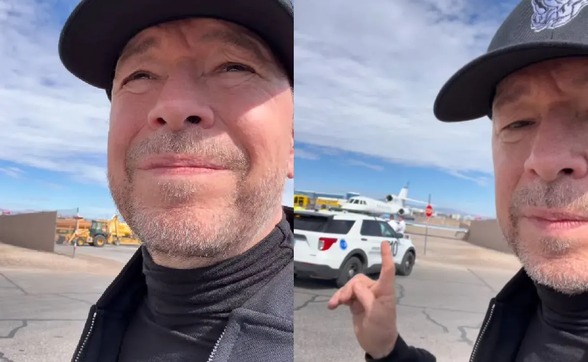 Donnie Wahlberg sale ileso de un accidente en avión; "los pilotos nos salvaron la vida", dice