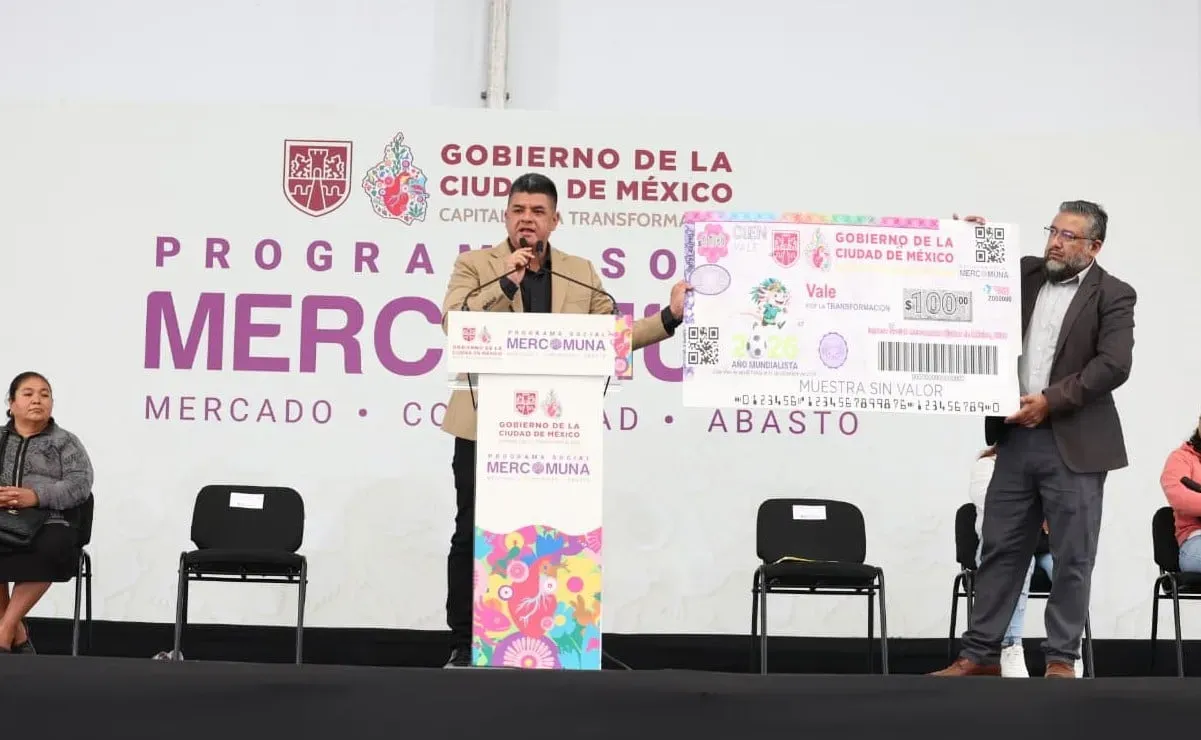 Mercomuna prevé cerrar 2026 con 635 mil beneficiarios; reciben vales de 3 mil pesos
