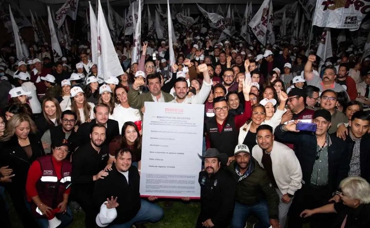 Pedro Haces Lago se registra para proceso de los Comités de Defensa de la Cuarta Transformación en Tlalpan; “No tengo derecho a fallarles” dice
