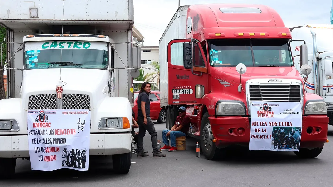 Transportistas anuncian movilización en Puebla por inseguridad y robos; prevén afectaciones en autopistas clave