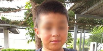 Antony, de siete aos, fue abandonado en el puente internacional de Matamoros