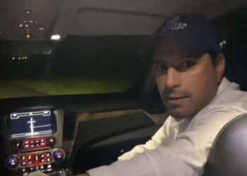 Chofer del gobernador de Yucatn se pasa un alto y choca a una mujer