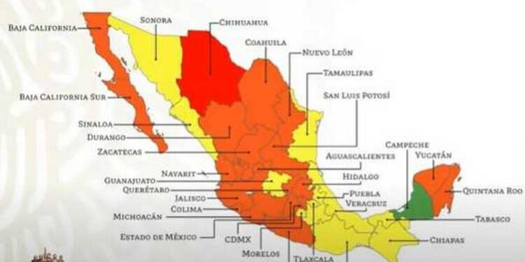 Coahuila, NL y Durango, en riesgo de regresar a semáforo rojo por Covid-19