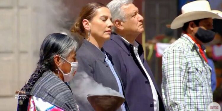 Inauguran en Palacio Nacional la ofrenda en memoria de las víctimas de covid-19