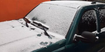 Llega la primera nevada de la temporada a Ciudad Juarez