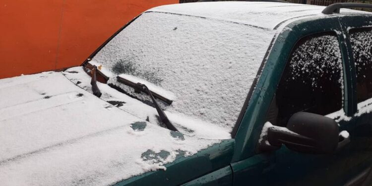 Llega la primera nevada de la temporada a Ciudad Juarez