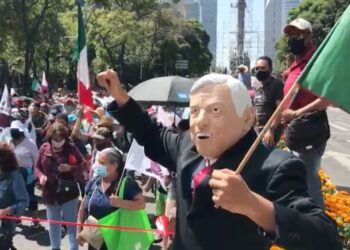 #MarchaDelMilln rene a 5 mil 700 simpatizantes de AMLO