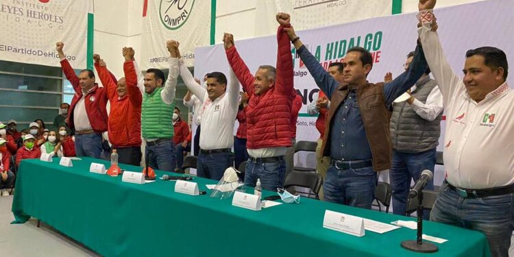 PRI se declara triunfador en 21 municipios de Hidalgo