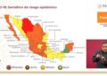 Semforo epidemiolgico: as qued el nuevo mapa