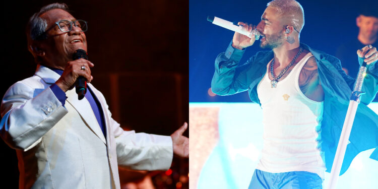 Armando Manzanero quiere hacer música con Maluma. Foto: Getty Images