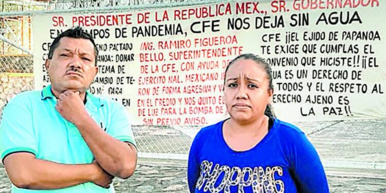 CFE deja sin agua a Papanoa, Guerrero