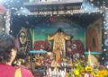 Celebran a la Santa Muerte con mañanitas