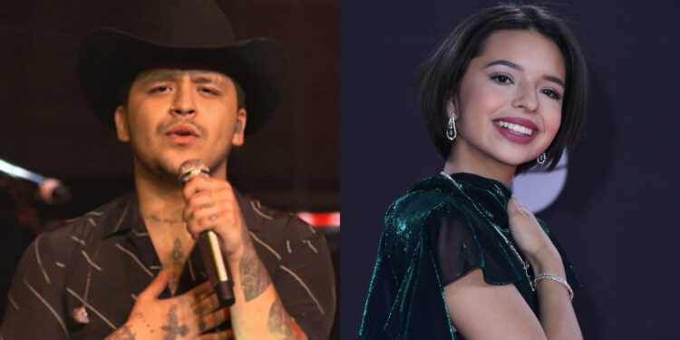 Christian Nodal pidió permiso para hacer dueto con Ángela Aguilar. Foto: Getty Images