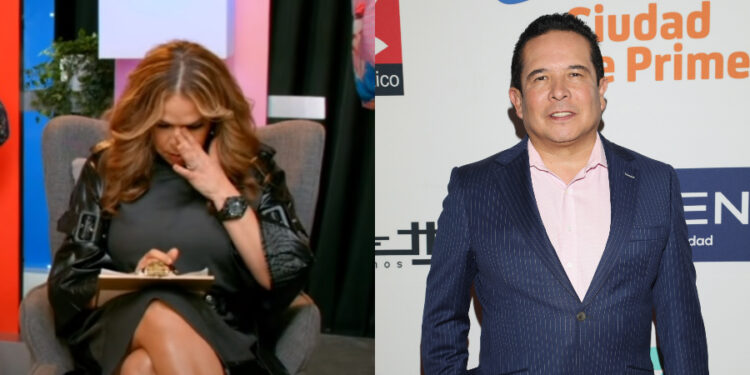 Elisa Beristain llora al ser llamada "gorda y mugrosa" por Gustavo Adolfo Infante. Foto: Getty Images / Captura