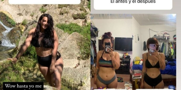 Romina, hija de Niurka Marcos, presume su antes y después de adelgazar 18 kilos
