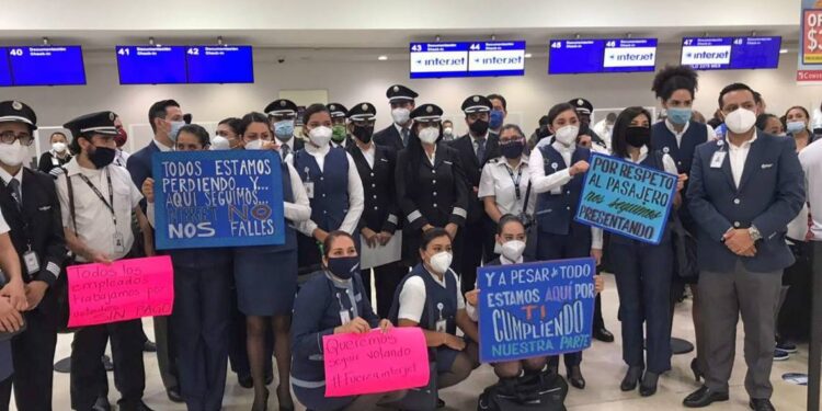 Trabajadores de Interjet votarán este miércoles si se van a huelga
