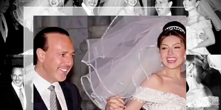 Thalía celebra 20 años de casada