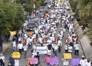 Mujeres marchan en Chilpancingo en apoyo a Félix Salgado Macedonio - Noticias, Deportes, Gossip, Columnas