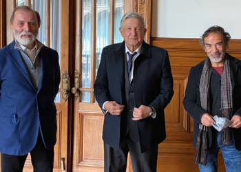 AMLO se reúne con el actor Damián Alcázar y el cineasta Epigmenio Ibarra - Noticias, Deportes, Gossip, Columnas