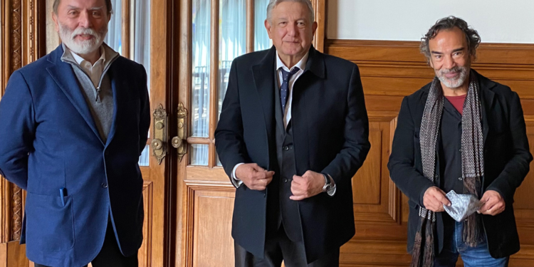 AMLO se reúne con el actor Damián Alcázar y el cineasta Epigmenio Ibarra - Noticias, Deportes, Gossip, Columnas
