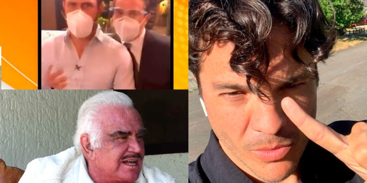 Kuno Becker y Vicente Fernández