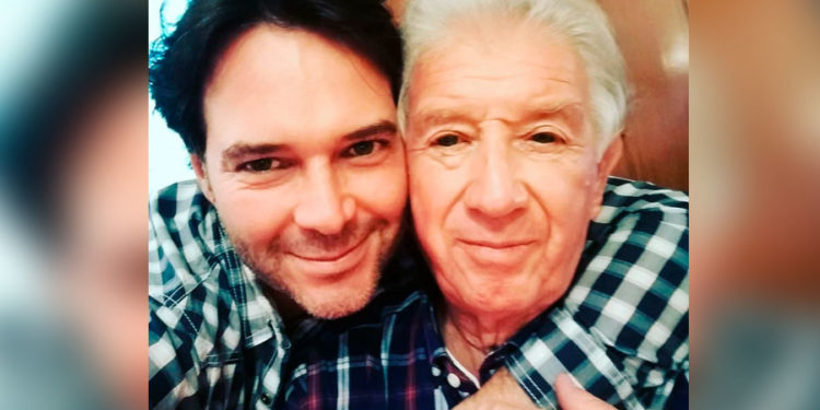 Rodrigo Mejía y su papá, don Salvador