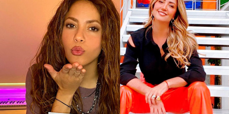 Shakira y Andrea Legarreta