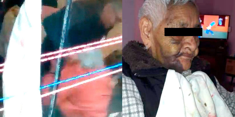 Abuelita maltratada en Tlalpan