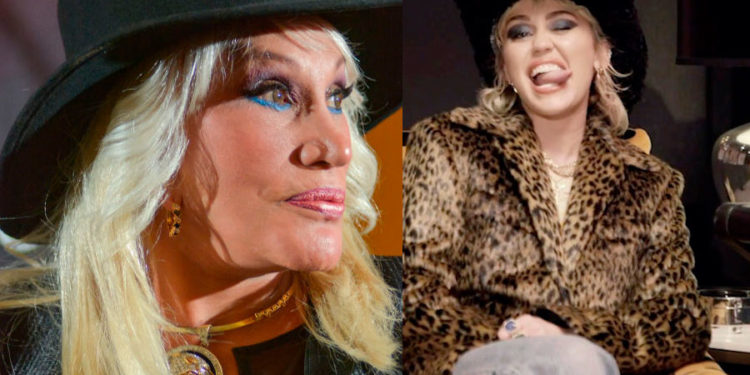 Laura León y Miley Cyrus