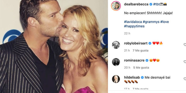 A Rebecca De Alba ya le gustó generar polémica ¡al recordar a Ricky Martin!