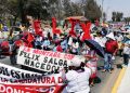 Concentra a cientos de manifestantes la mega marcha en apoyo a Félix Salgado
