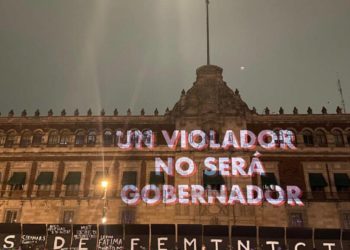 Proyectan “México feminicida” en fachada de Palacio Nacional - Noticias, Deportes, Gossip, Columnas