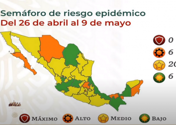 Aumenta riesgo epidémico, Semáforo Covid pone a seis estados en color verde - El Sol de México