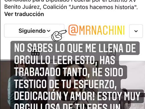 Belinda apoya a su hermano Nachito en candidatura para diputado