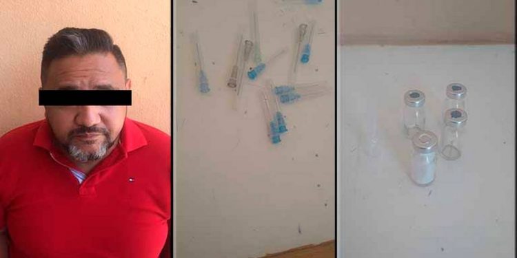 Detienen a sujeto por venta de supuesta vacuna Covid en Salamanca - El Sol de México