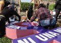 Feministas de Michoacán reinstalan Antimonumenta en Morelia - El Sol de México