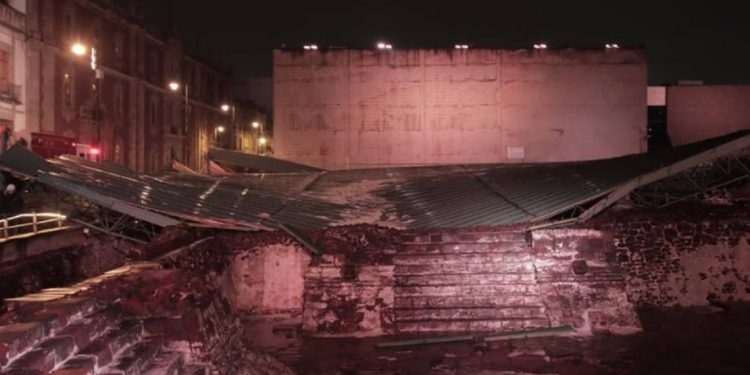 Sin fecha para la remoción del techo colapsado en Templo Mayor - El Sol de México