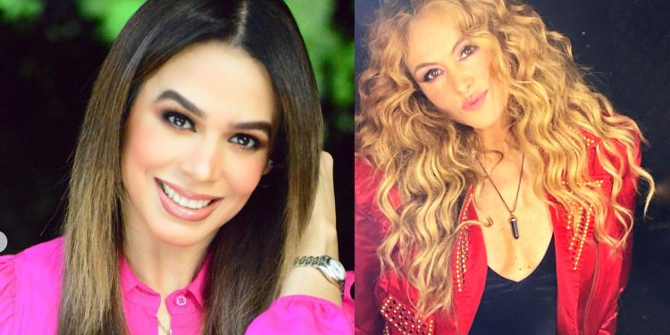 Biby Gaytán y Paulina Rubio