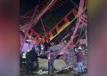 Así quedó el tramo caído del metro en Ciudad de México
