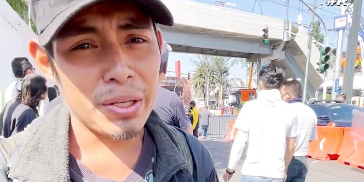 Miguel dormía bajo la Línea 12 del Metro