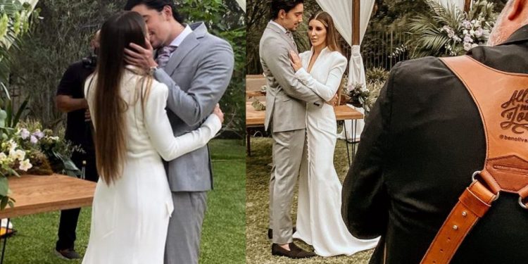 Primeras fotos de la boda por el civil de Alex Fernández y Alexia