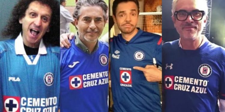Famosos que le van al Cruz Azul