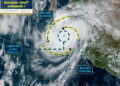 Olaf se intensifica a huracán categoría 1 y mantiene trayectoria