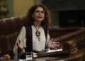 La ministra de Hacienda, Maria Jesús Montero, el miércoles en el Congreso.
