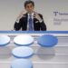 El presidente de Telefónica, José María Álvarez-Pallete, durante la presentación de resultados de 2021.