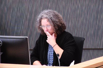 Kathleen Folbigg en una imagen tomada durante el juicio, en abril de 2019.