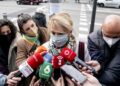 La expresidenta de la Comunidad de Madrid, Esperanza Aguirre, a su llegada al Comité Ejecutivo Autonómico del PP de Madrid, el pasado 4 de marzo.