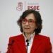 La parlamentaria socialista Rosa Aguilar, en una conferencia de prensa.