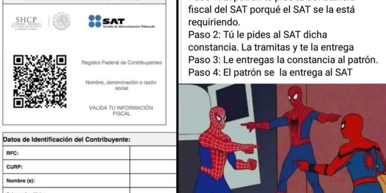 La nueva constancia que solicita el SAT desata memes en redes sociales